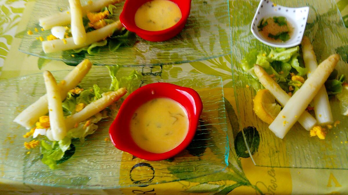 recette asperges   sauce hollandaise