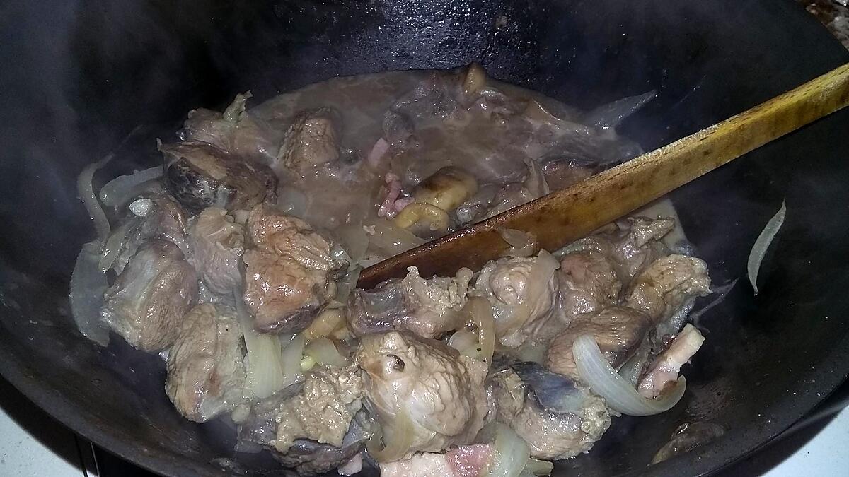 recette Sauté de veau a la crème