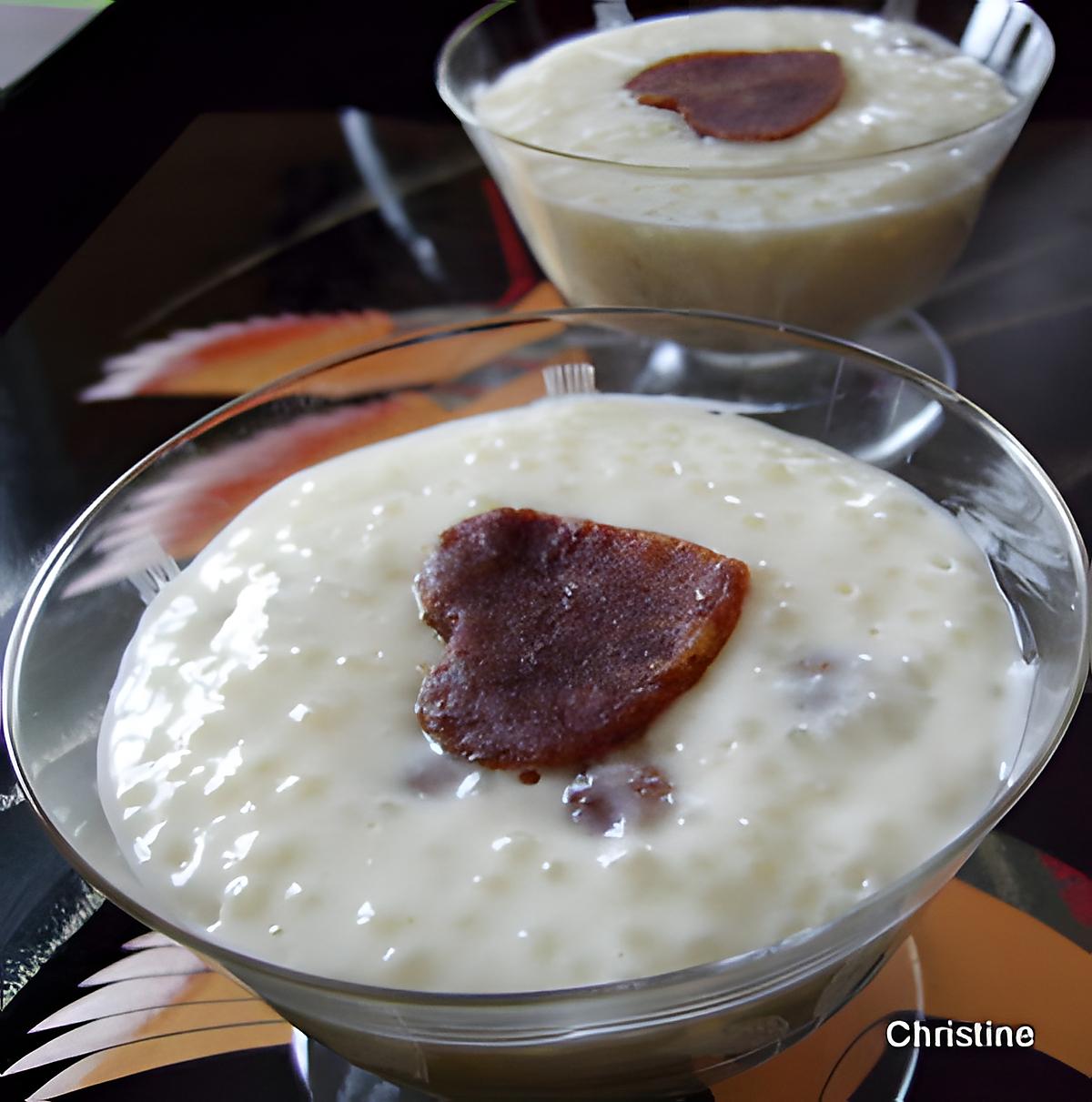 recette Perle du Japon parfun de rose et pâte de dattes