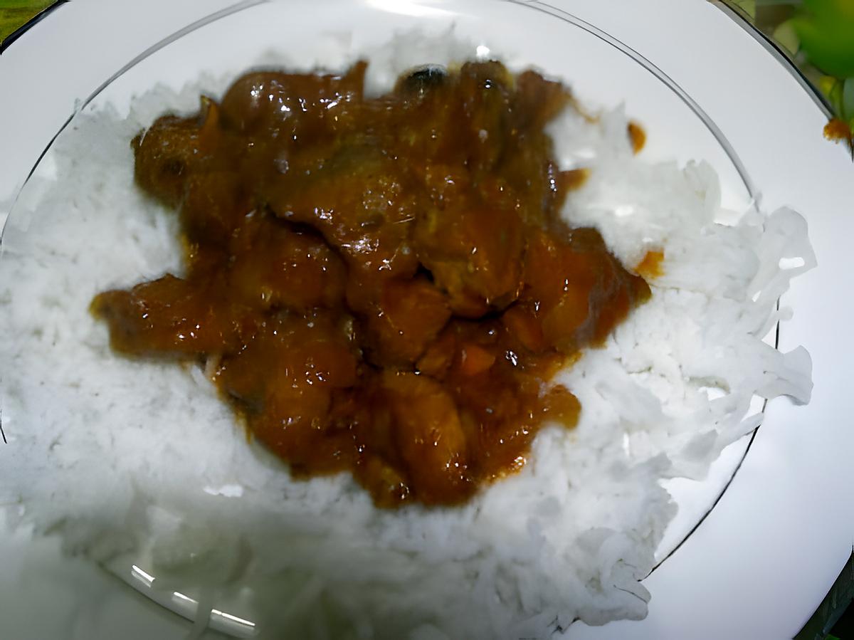 recette Curry d'agneau