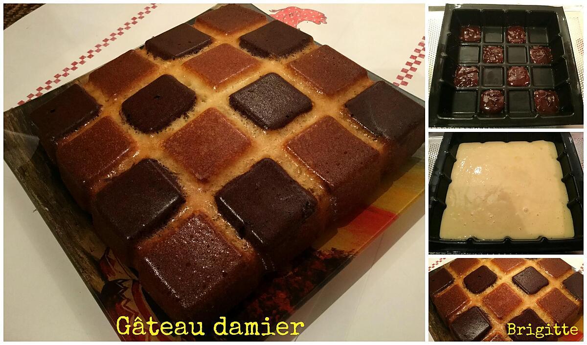 recette Moelleux damier