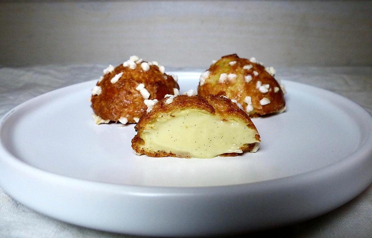 recette Choux vanille sans gluten et sans lactose