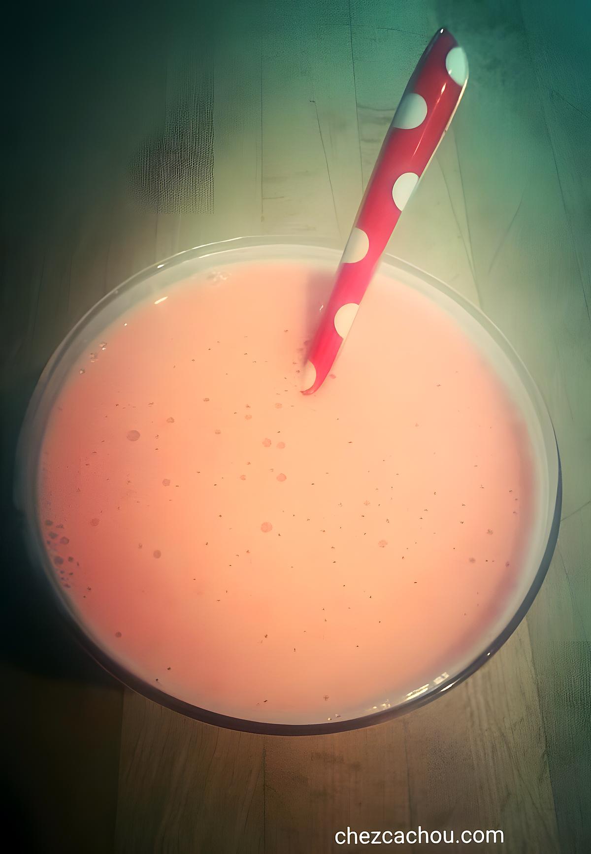 recette Smoothie fraises