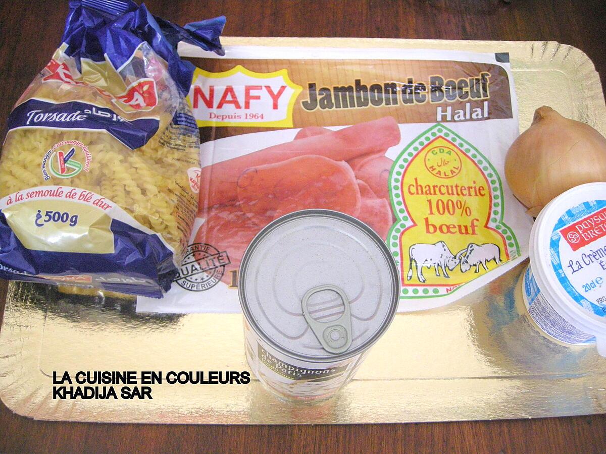 recette Poêlée de jambon  (recette de mata ndiaye facebook)