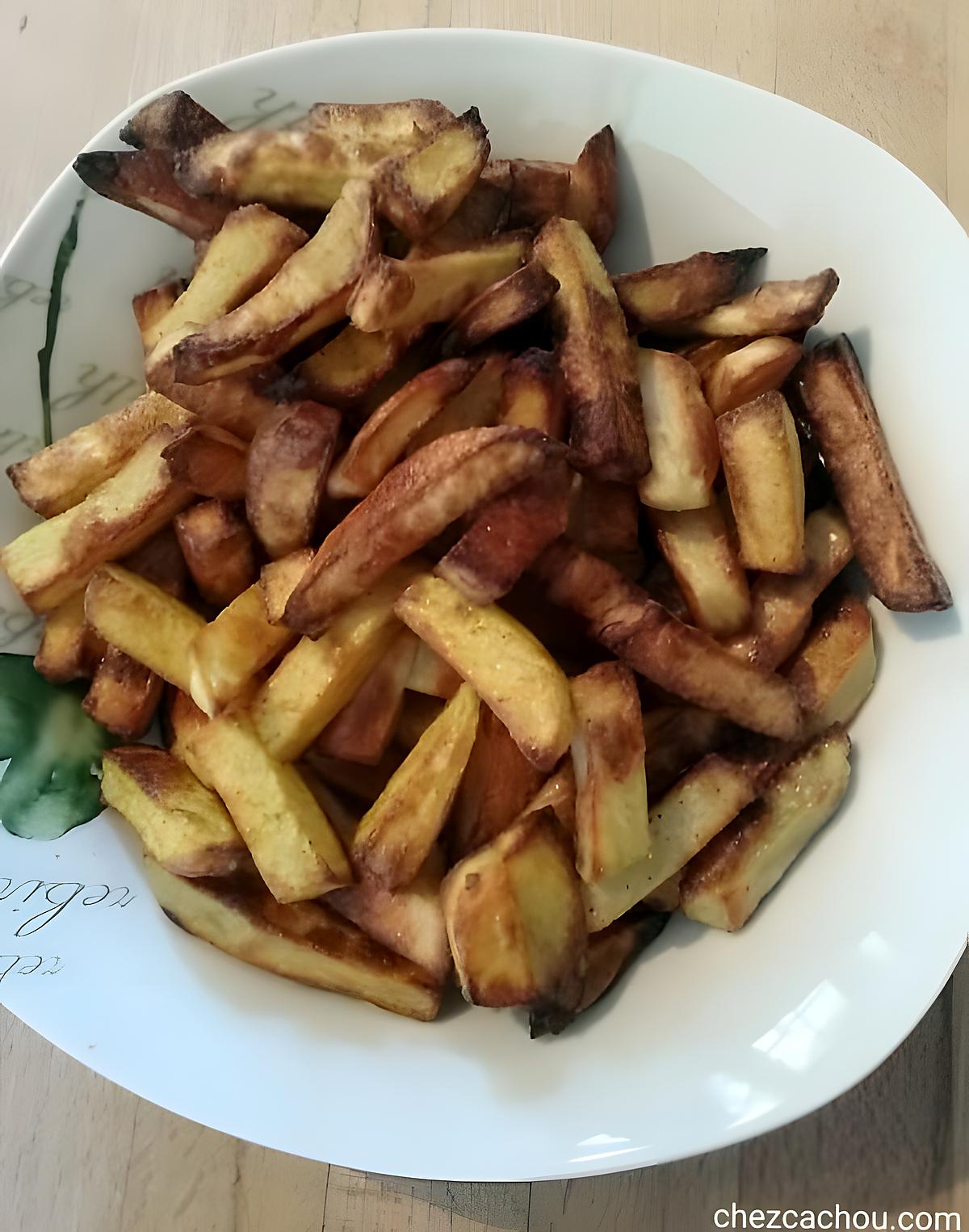 recette Frites au four maison au curry