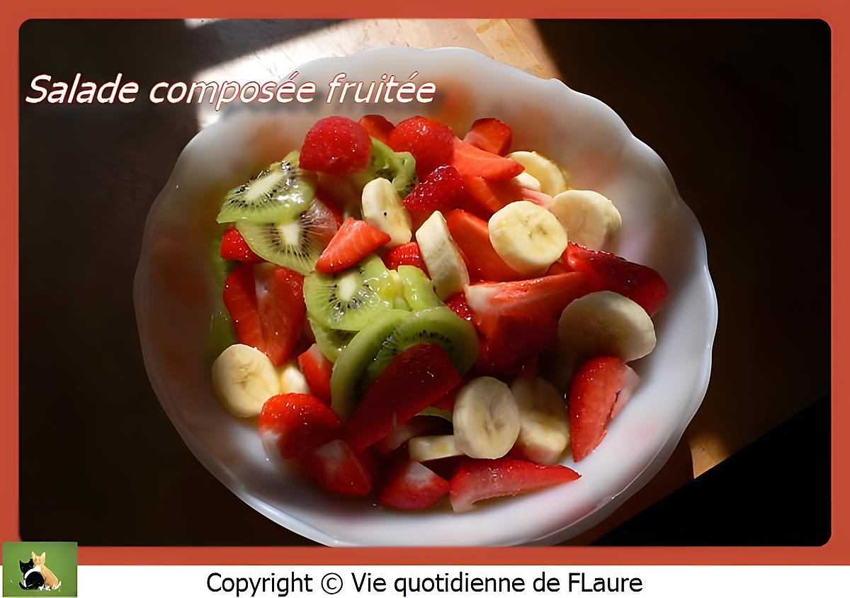 recette Salade composée fruitée