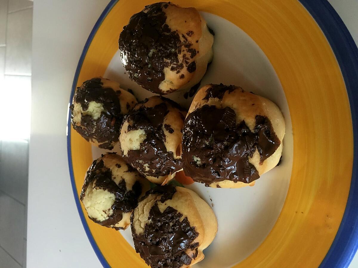 recette Muffins nature aux pépites de chocolat