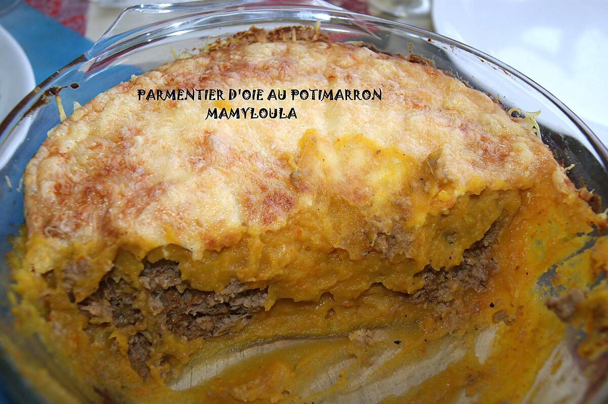 recette Hachis parmentier d'oie et potimarron