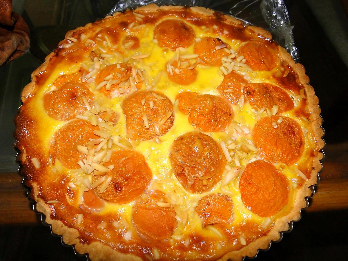 recette Tarte aux abricots