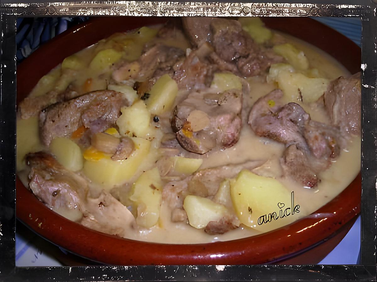 recette blanquette de veau à l'ancienne