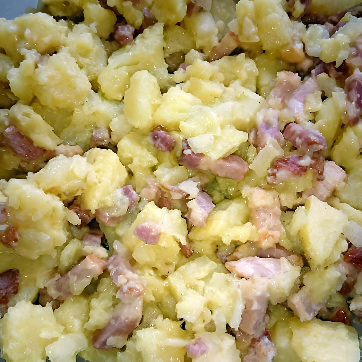 recette salade pommes de terre lardons
