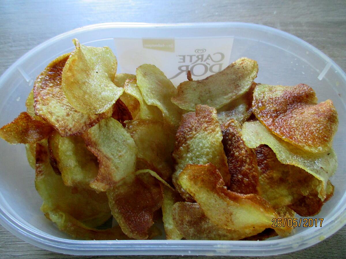 recette chips maison aromatisé