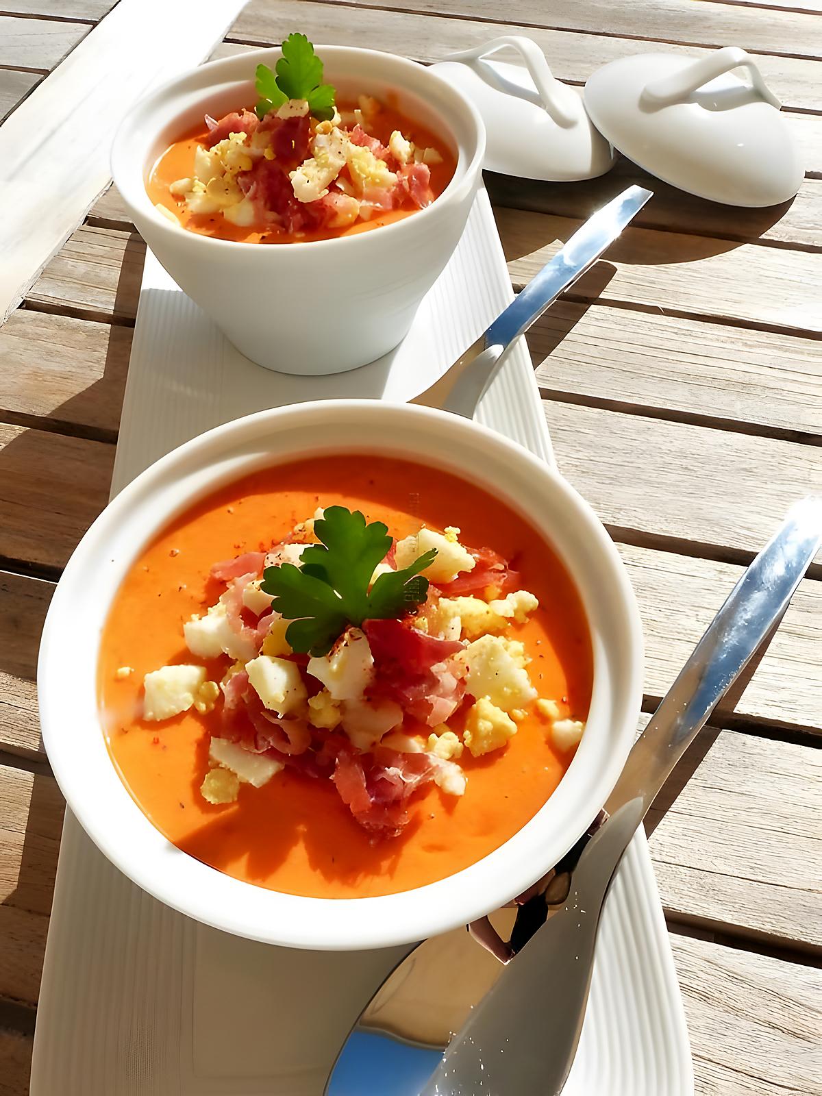 recette Salmorejo (soupe froide andalouse)