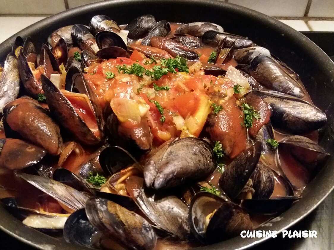 Moules à La Tomate Recette Italienne