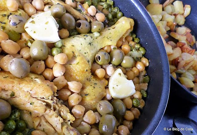 recette Tajine poulet et pommes de terre