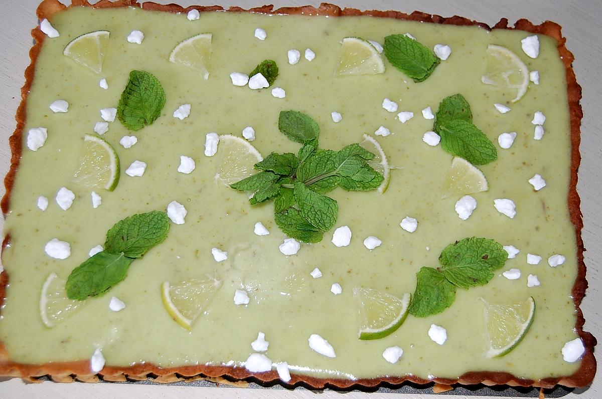 recette Tarte façon mojito au thermomix