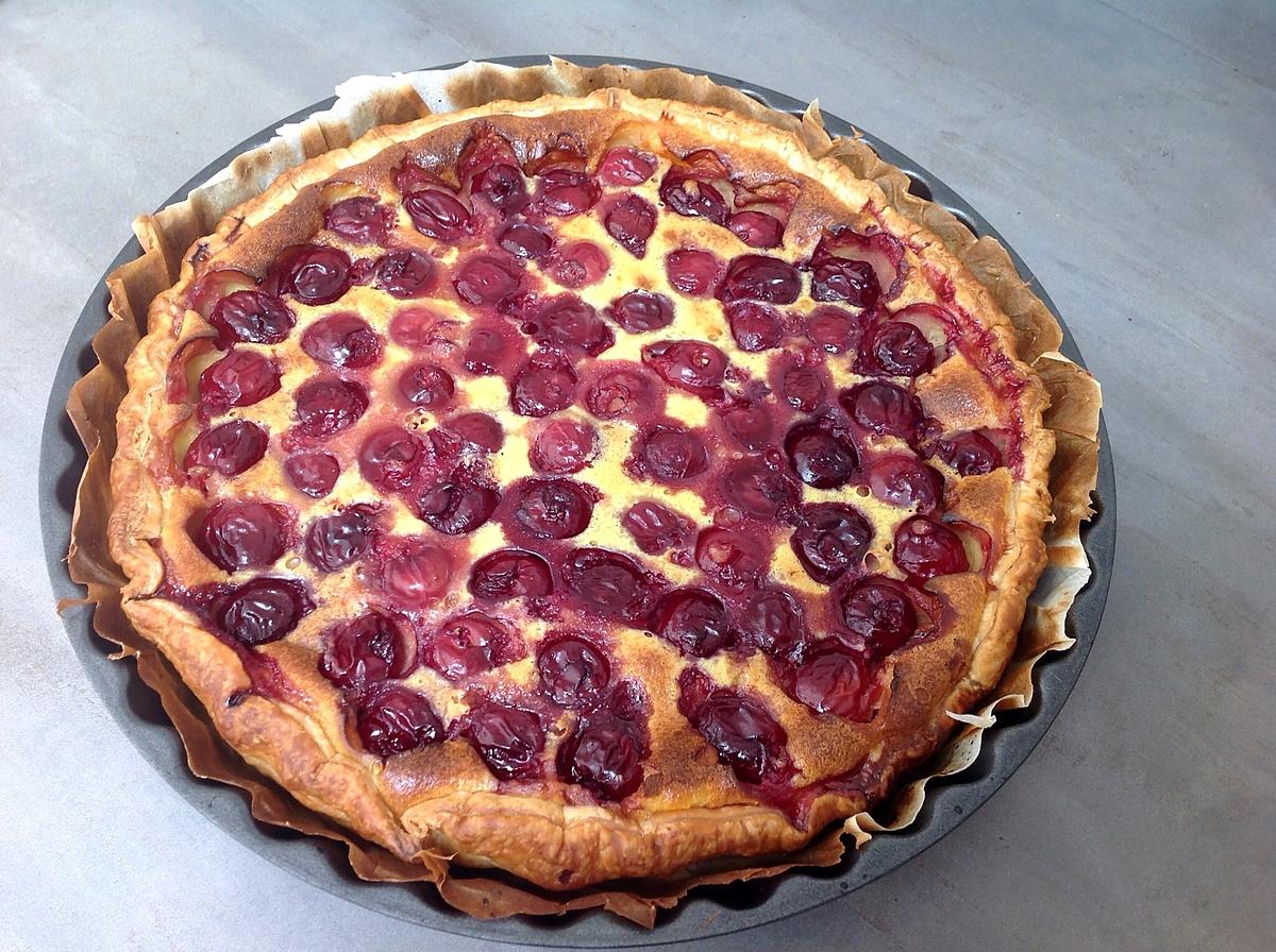 recette Tarte à la cerise