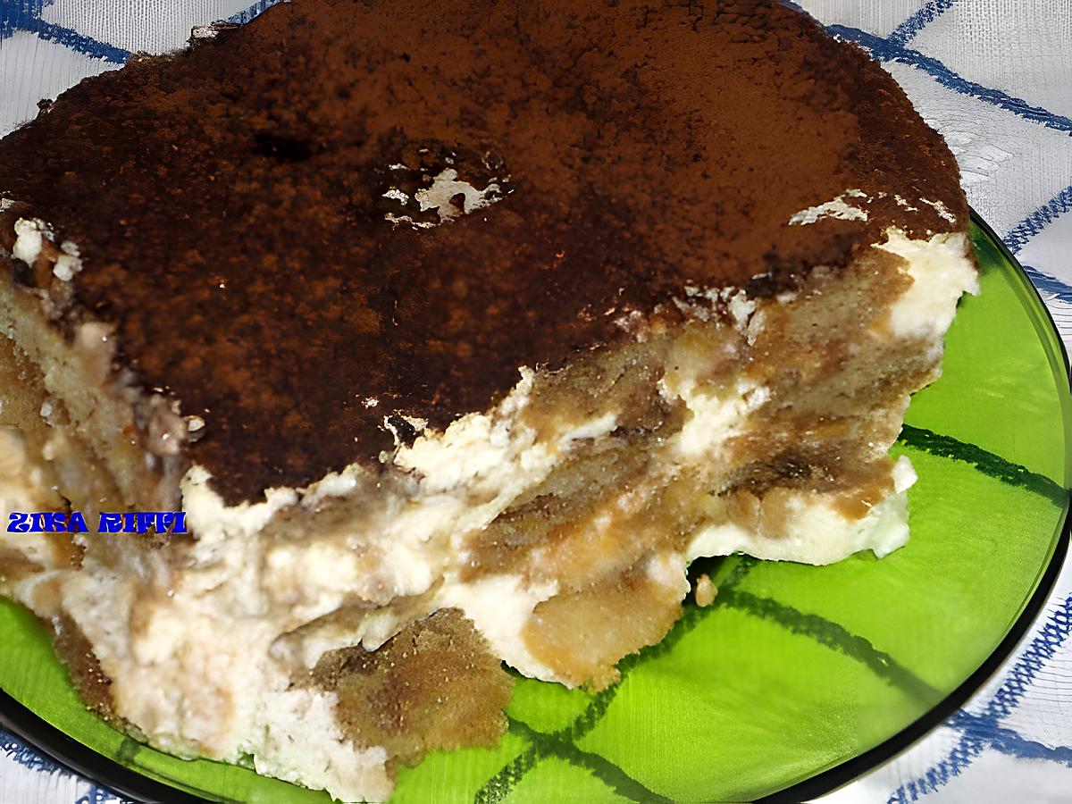 recette TIRAMISU SANS MASCARPONE A MA FAÇON