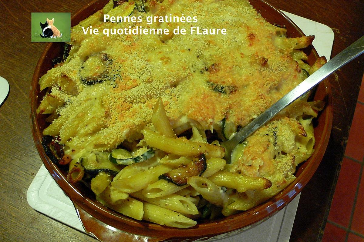 recette Pennes gratinées