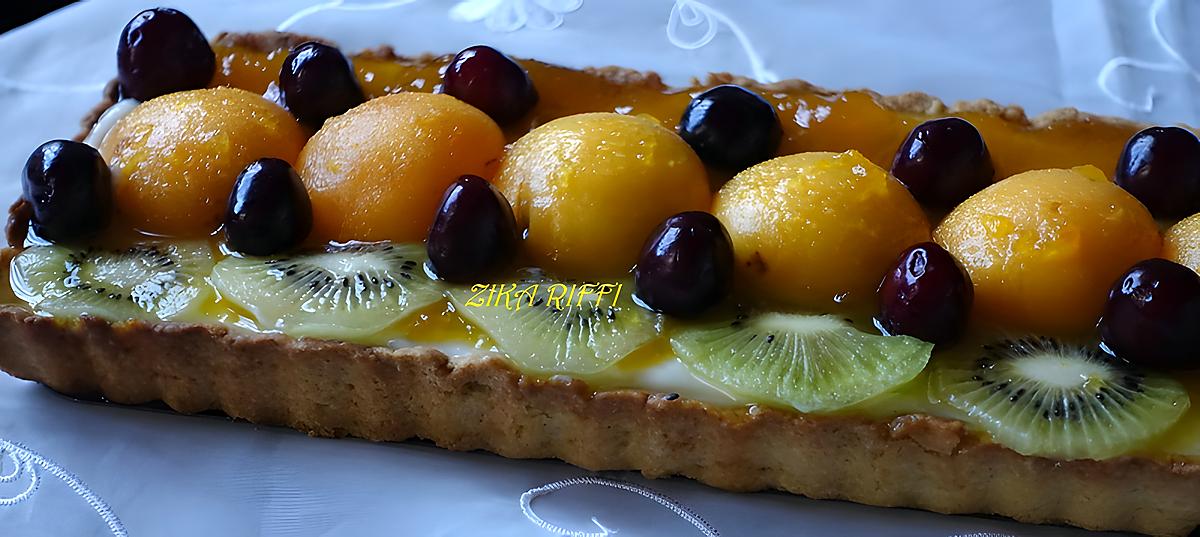 recette MA TARTE COCKTAIL AUX FRUITS