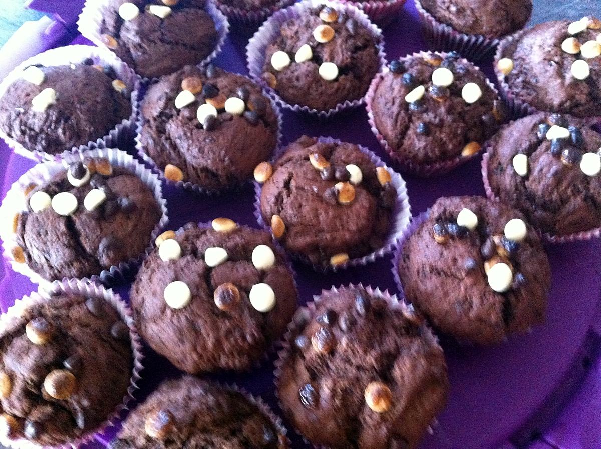 recette Muffins tout chocolat