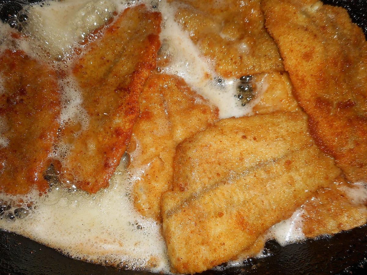 recette Filets de carrelets panés sauce tartare