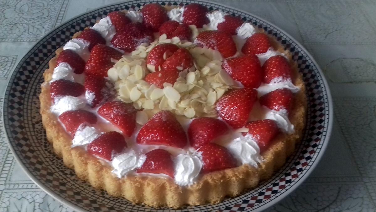 recette TARTE AUX FRAISES