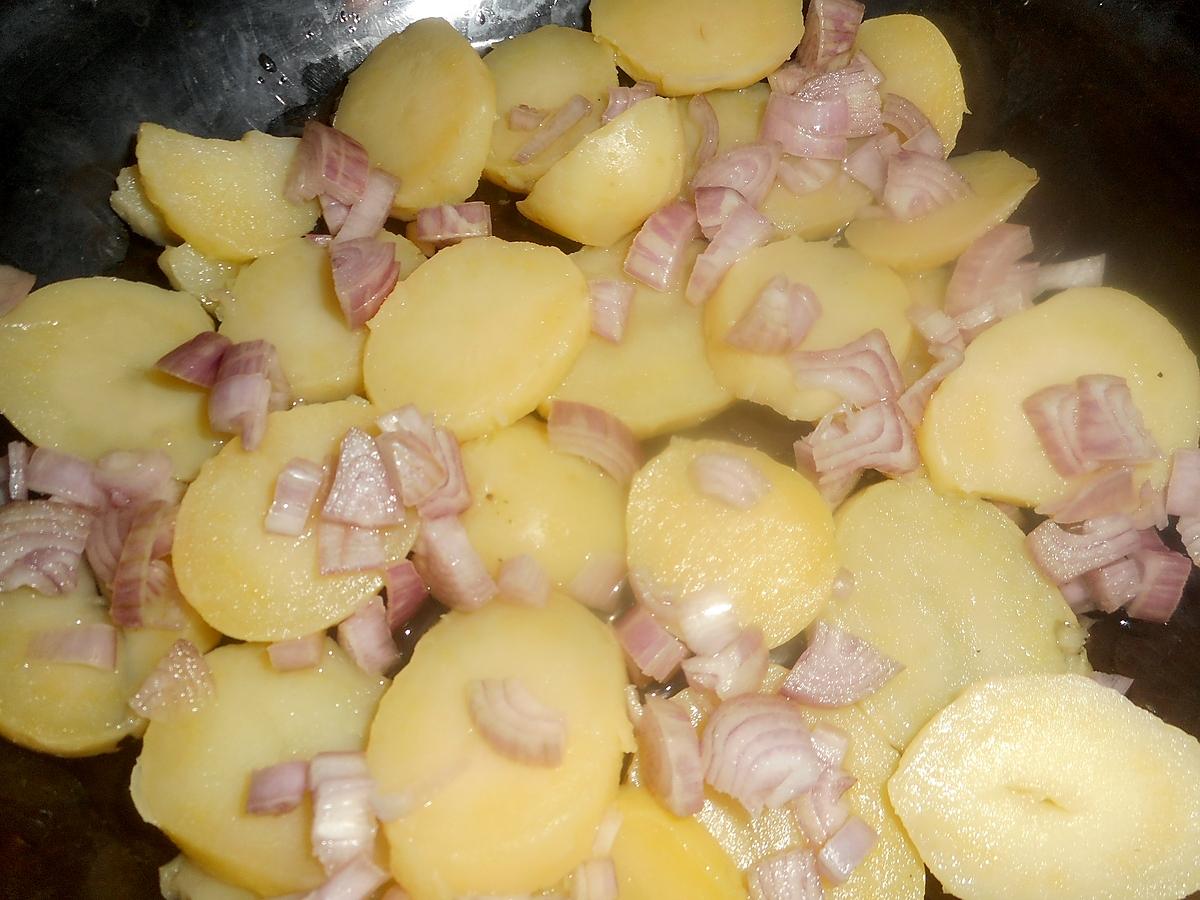 recette Salade de pommes de terre,haricots verts,saucisse de morteau