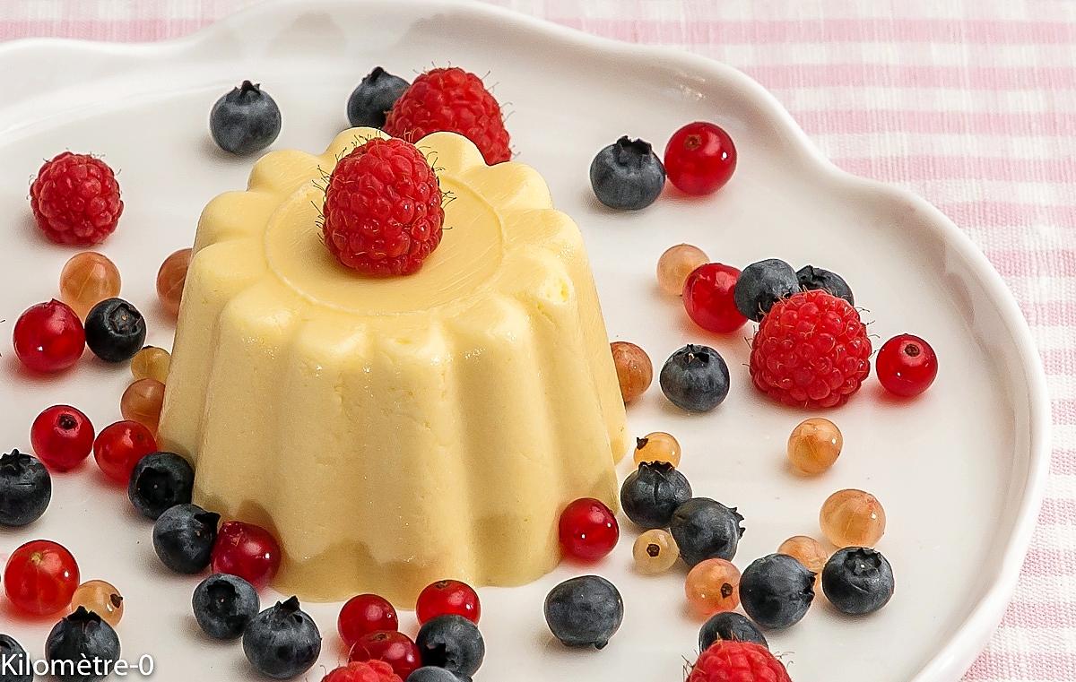 recette Crème bavaroise aux fruits rouges