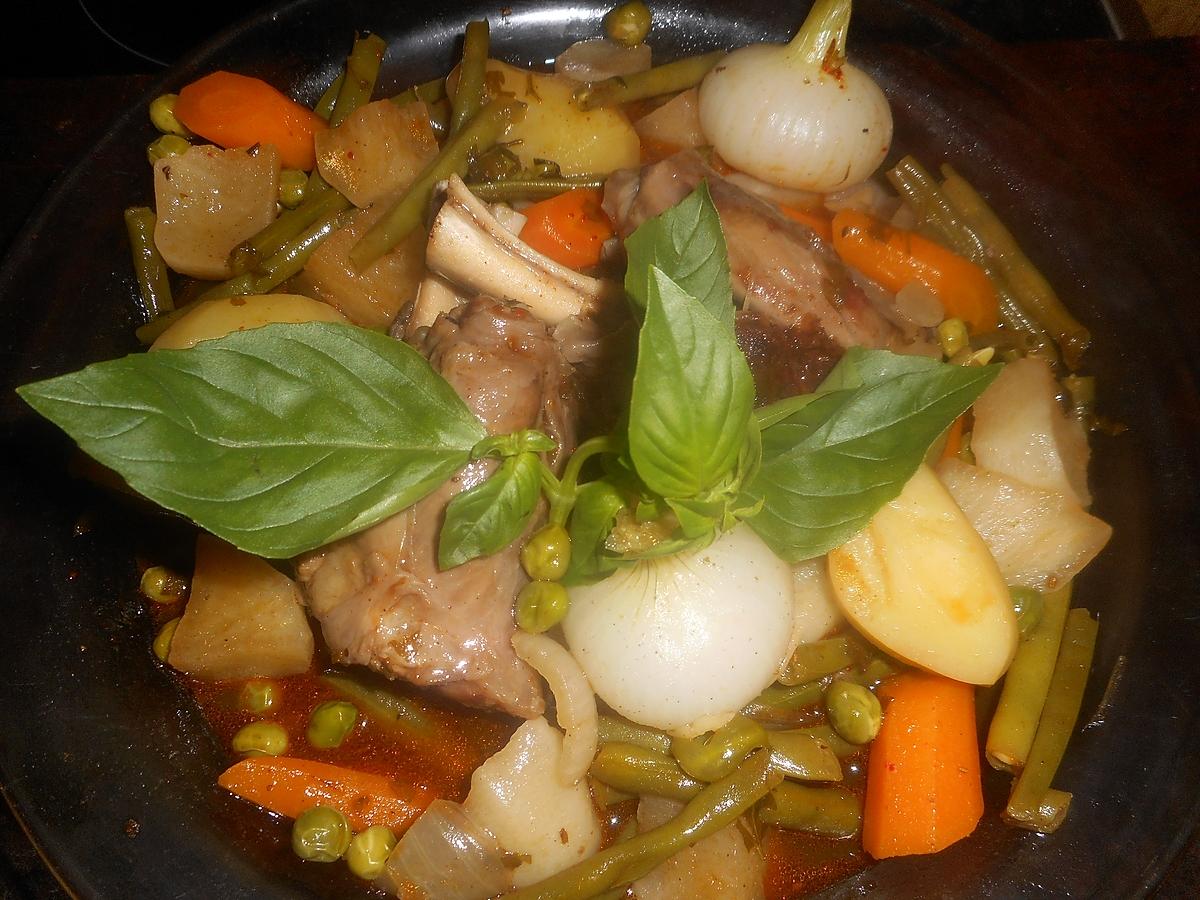 recette Navarin de jarrets d agneau