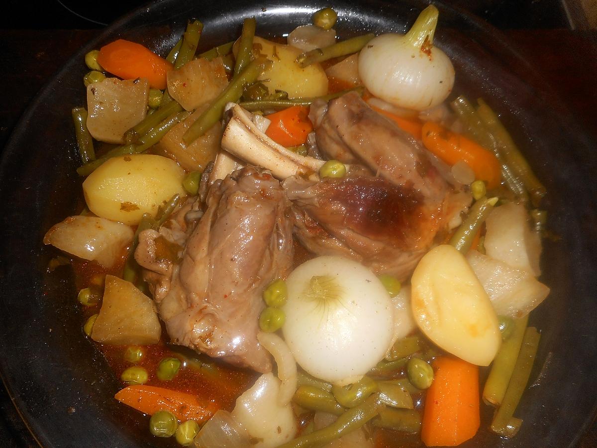 recette Navarin de jarrets d agneau