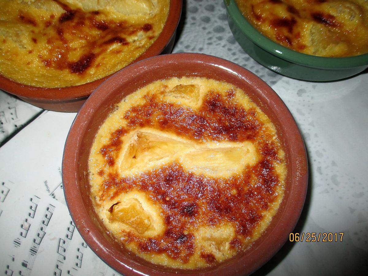 recette gratin de pêches blanche