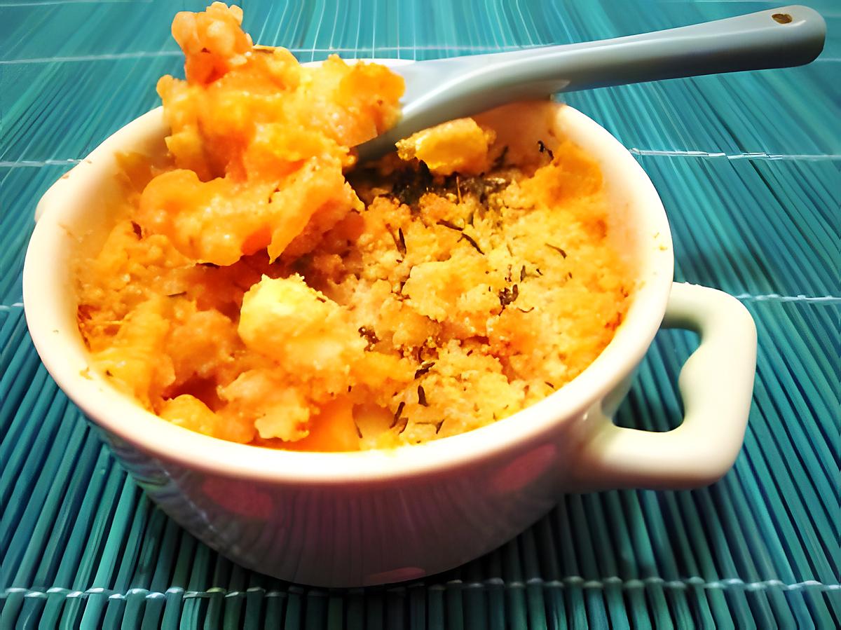 recette Petits crumbles chèvre-tomates