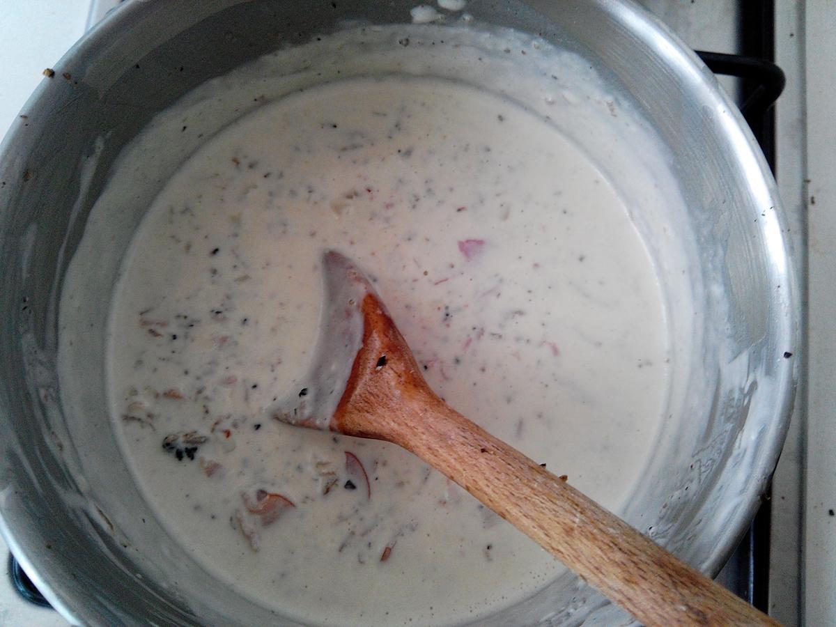 recette PATES A LA CREME A LA TRUFFE