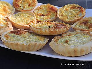 recette Mini tarte à l'oignon avec la pâte à tarte Tupperware