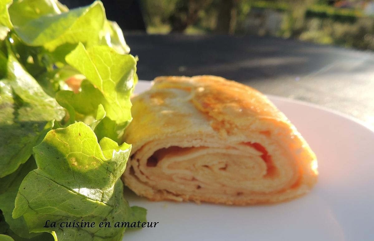 recette Roulé de jambon avec la pâte à tarte Tupperware