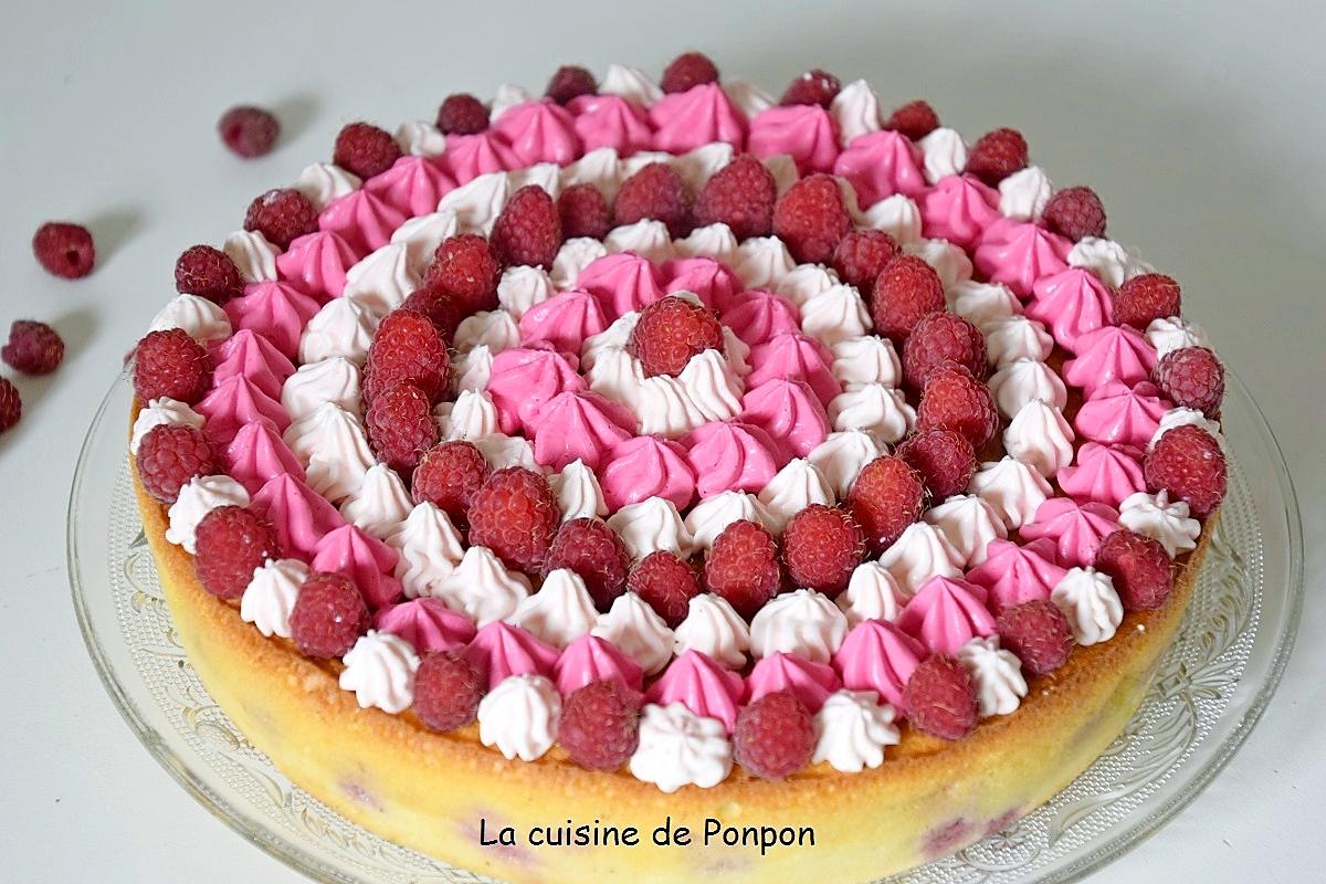 recette Gâteau magique aux framboises