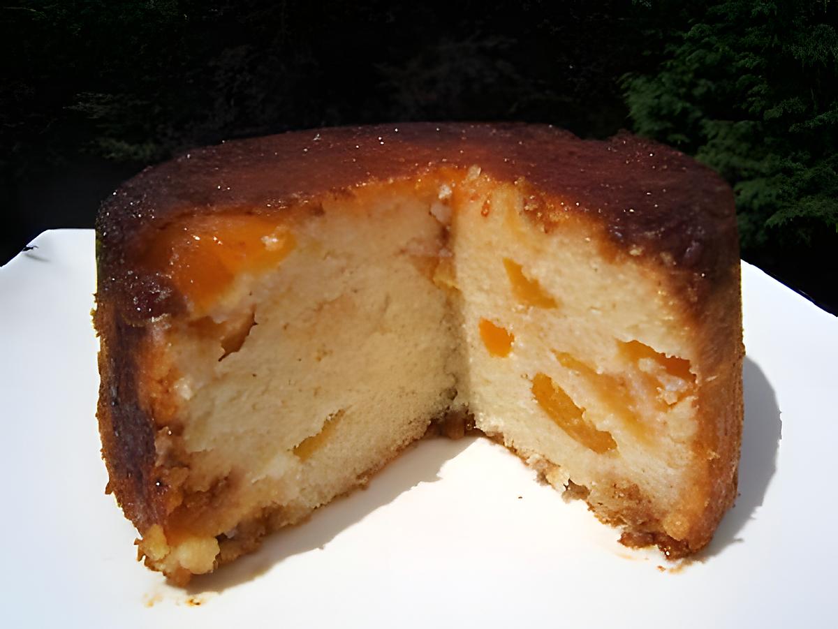 recette Gâteau de riz au caramel et aux abricots