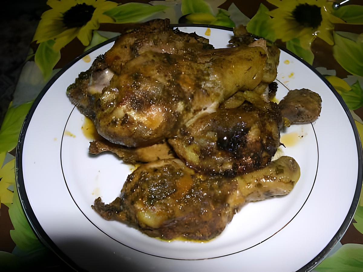 recette Poulet marocain aux épices