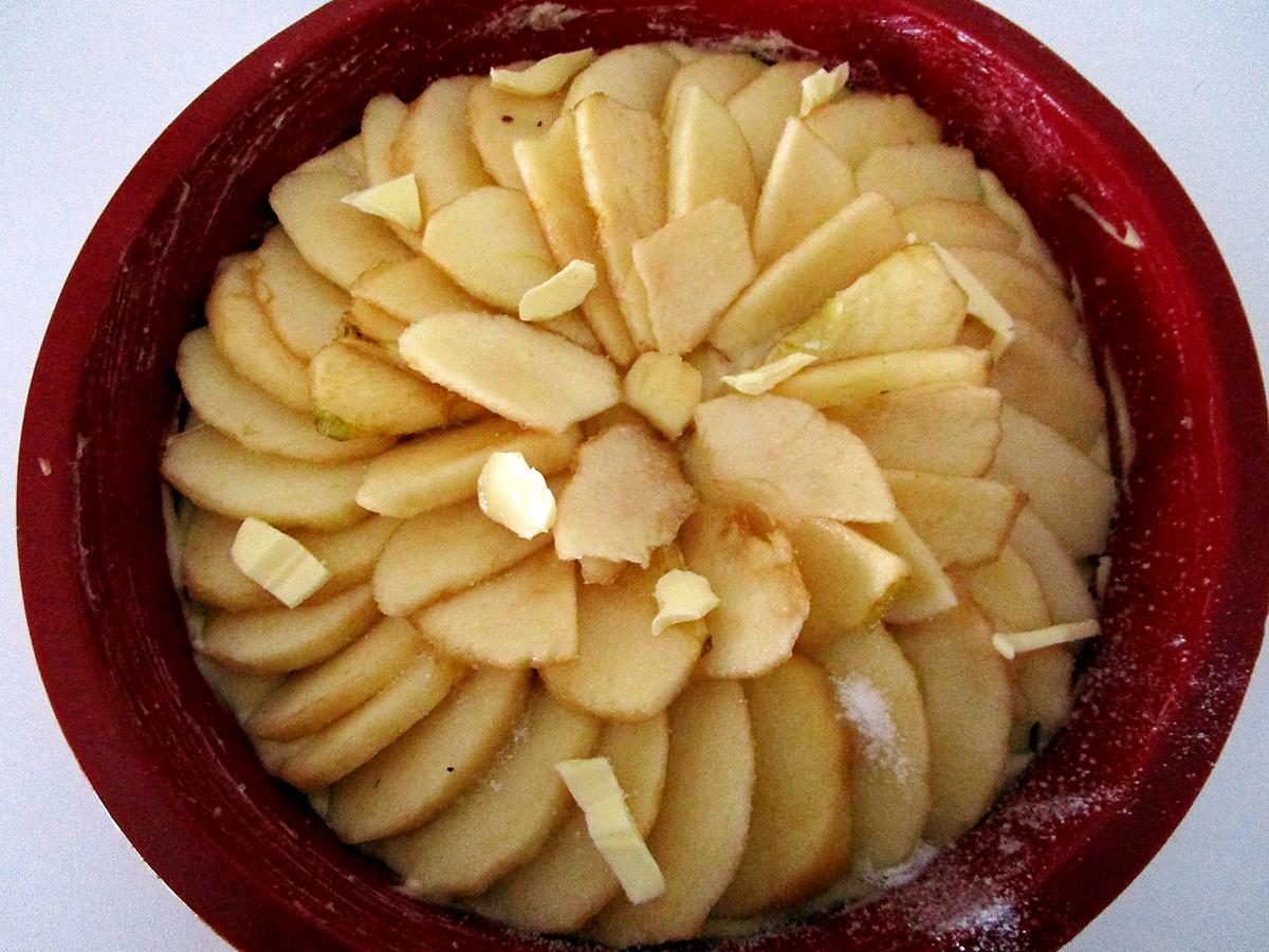 recette GATEAU AU MASCARPONE ET AUX POMMES