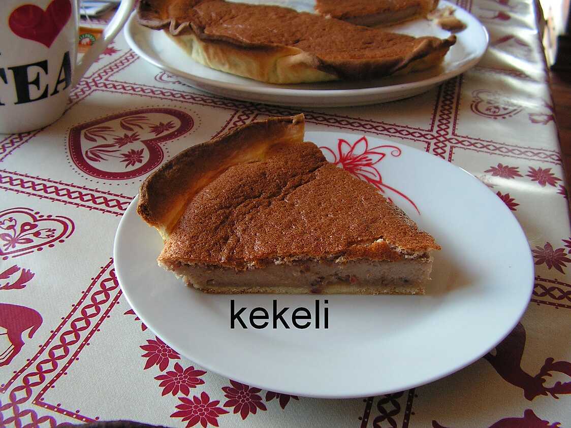 Recette de Tarte fromage blanc et marrons