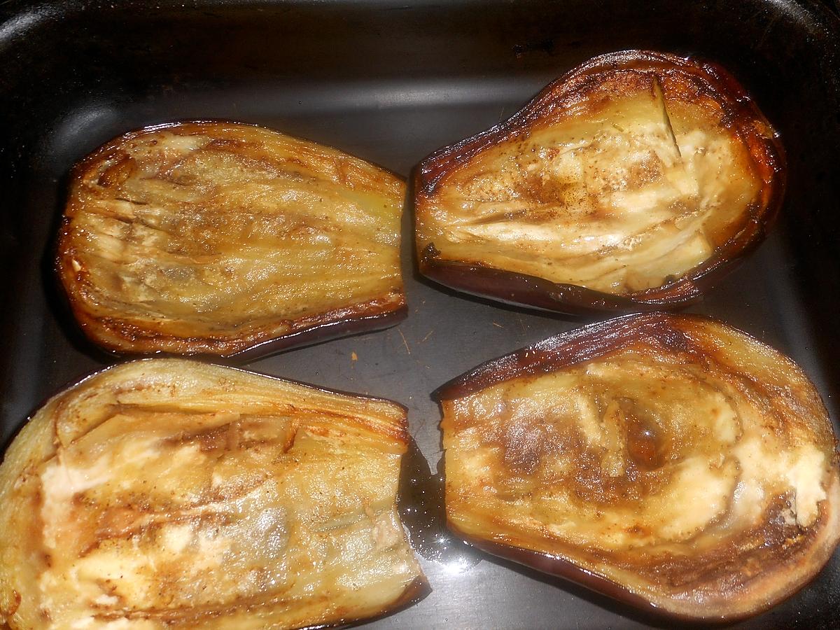 recette Aubergine farcie à la grecque