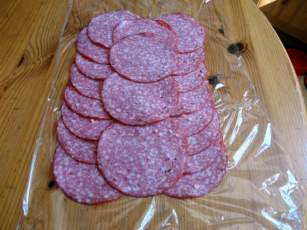 recette roulés de salami  de ""BARA ""