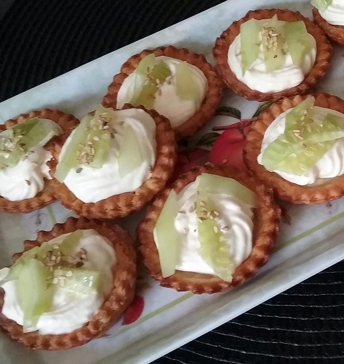 recette Tartelettes citronnée apéritive