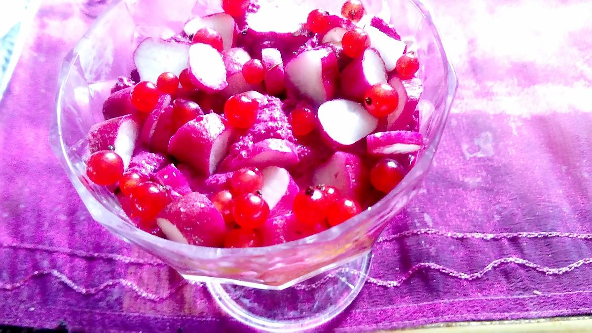 recette mousse  betteraves rouges  et  radis