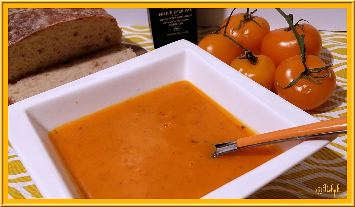 recette Coulis de tomates oranges au Thermomix