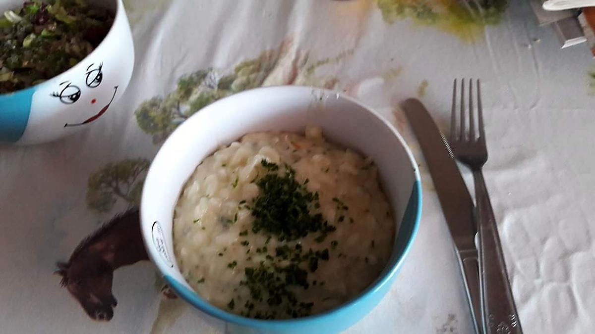 recette Risotto au gorgonzola