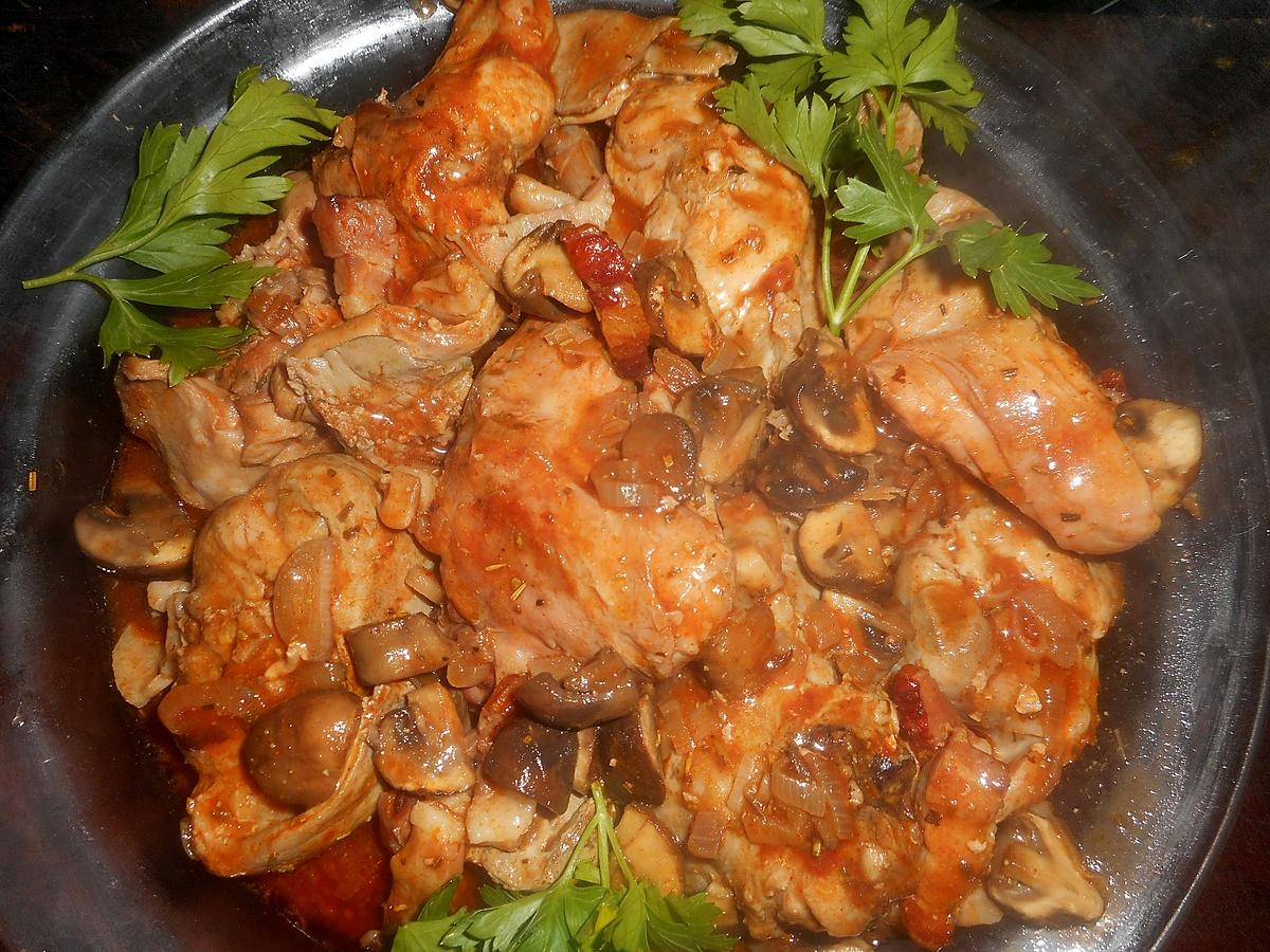 recette Lapin chasseur