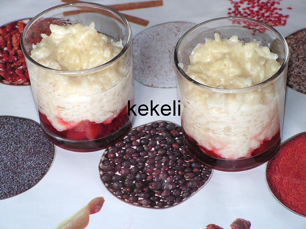 recette Riz au lait aux fruits rouges