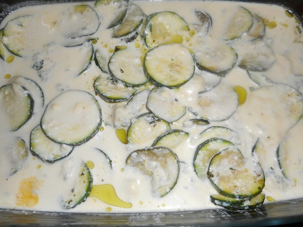 recette Gratin de courgette au bleu d auvergne